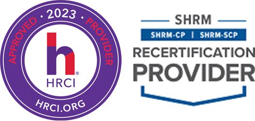 Best Practices for a Successful Open Enrollment - Webinars - Strategic Services Group - 2023_HRCI_%26_SHRM_Certification_Logo
