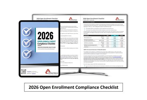 2026 Open Enrollment Compliance Checklist_SSG_July 2025